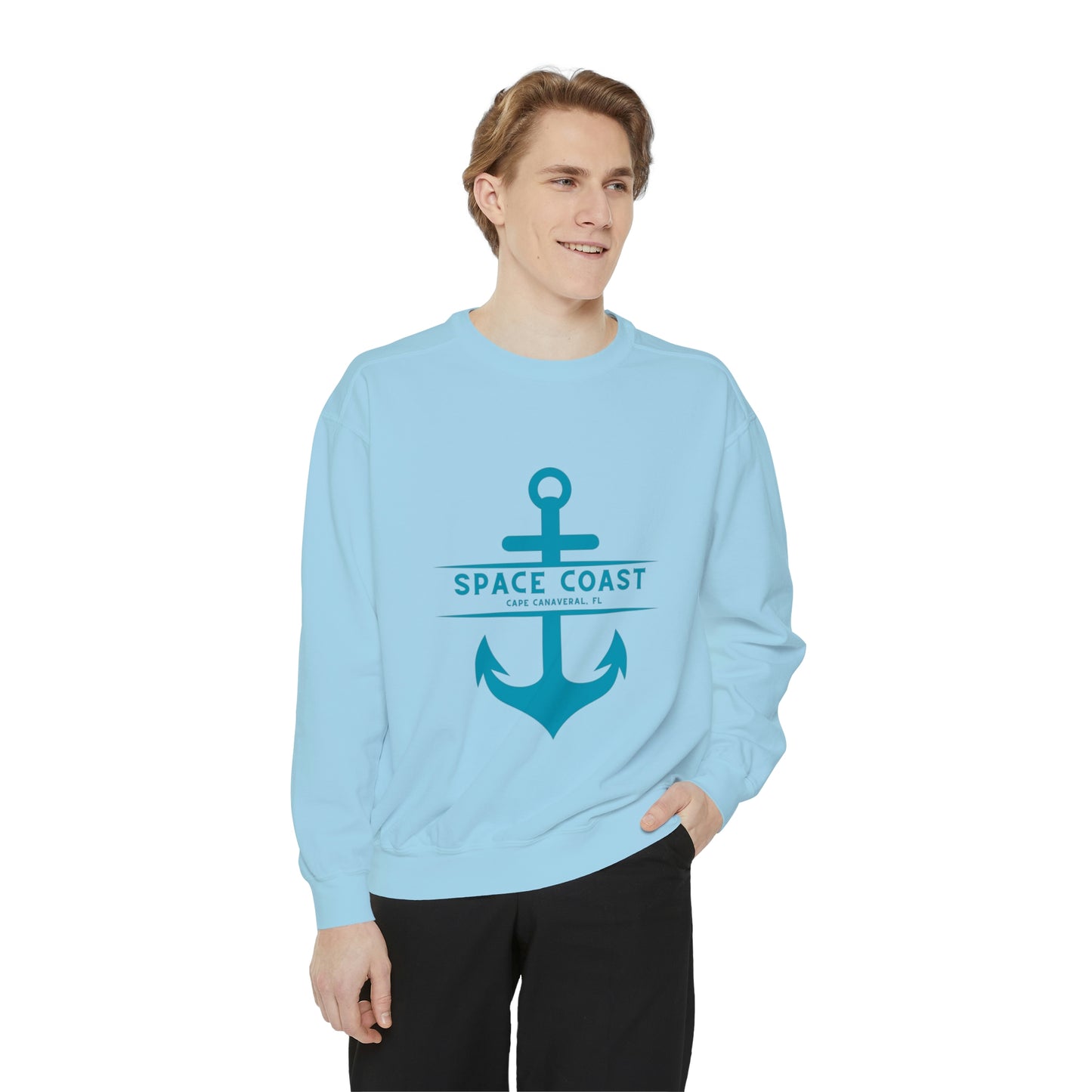 Cape Canaveral Anchor Unisex Garment-Dyed Sweatshirt