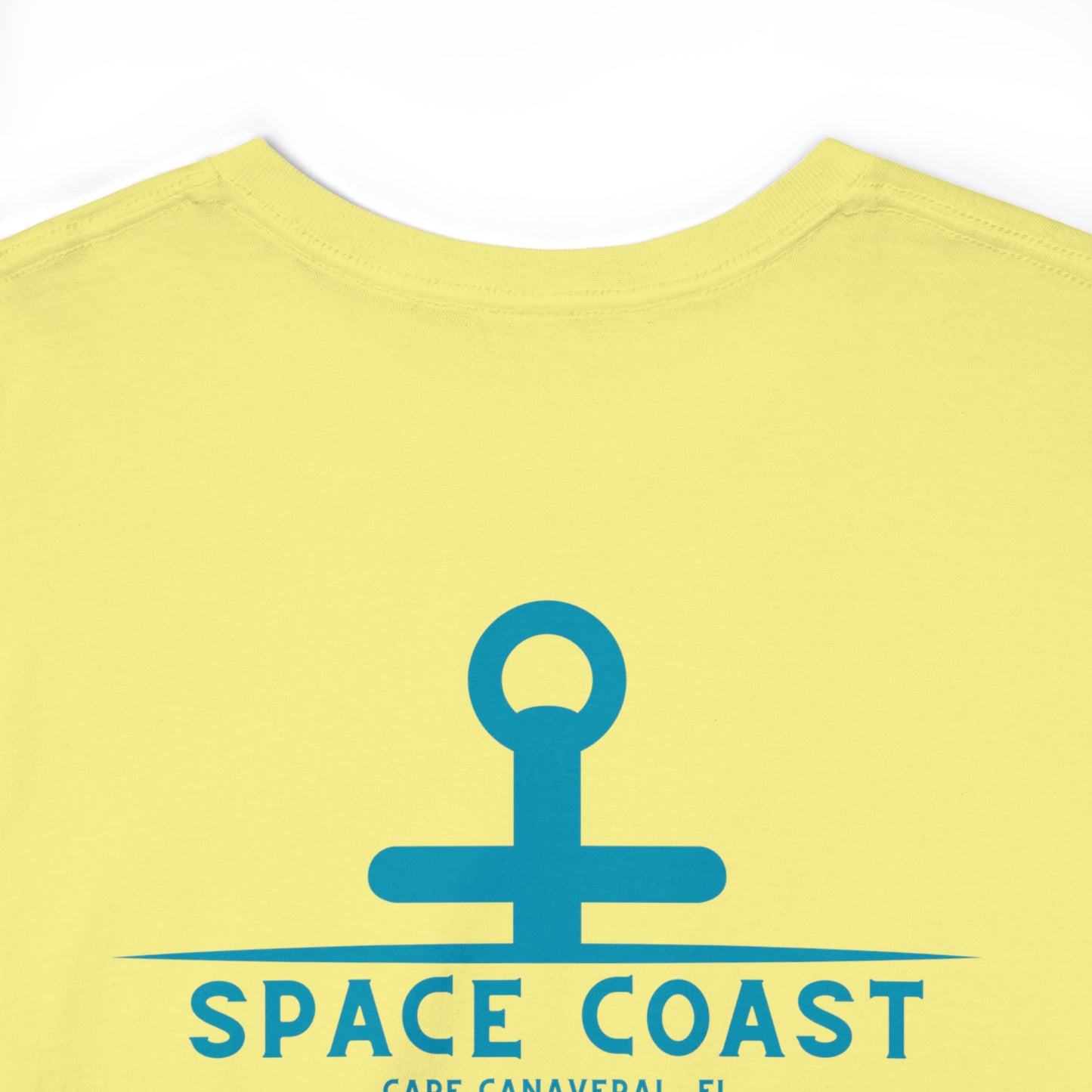 Space Coast Cape Canaveral Anchor Unisex Heavy Cotton Tee