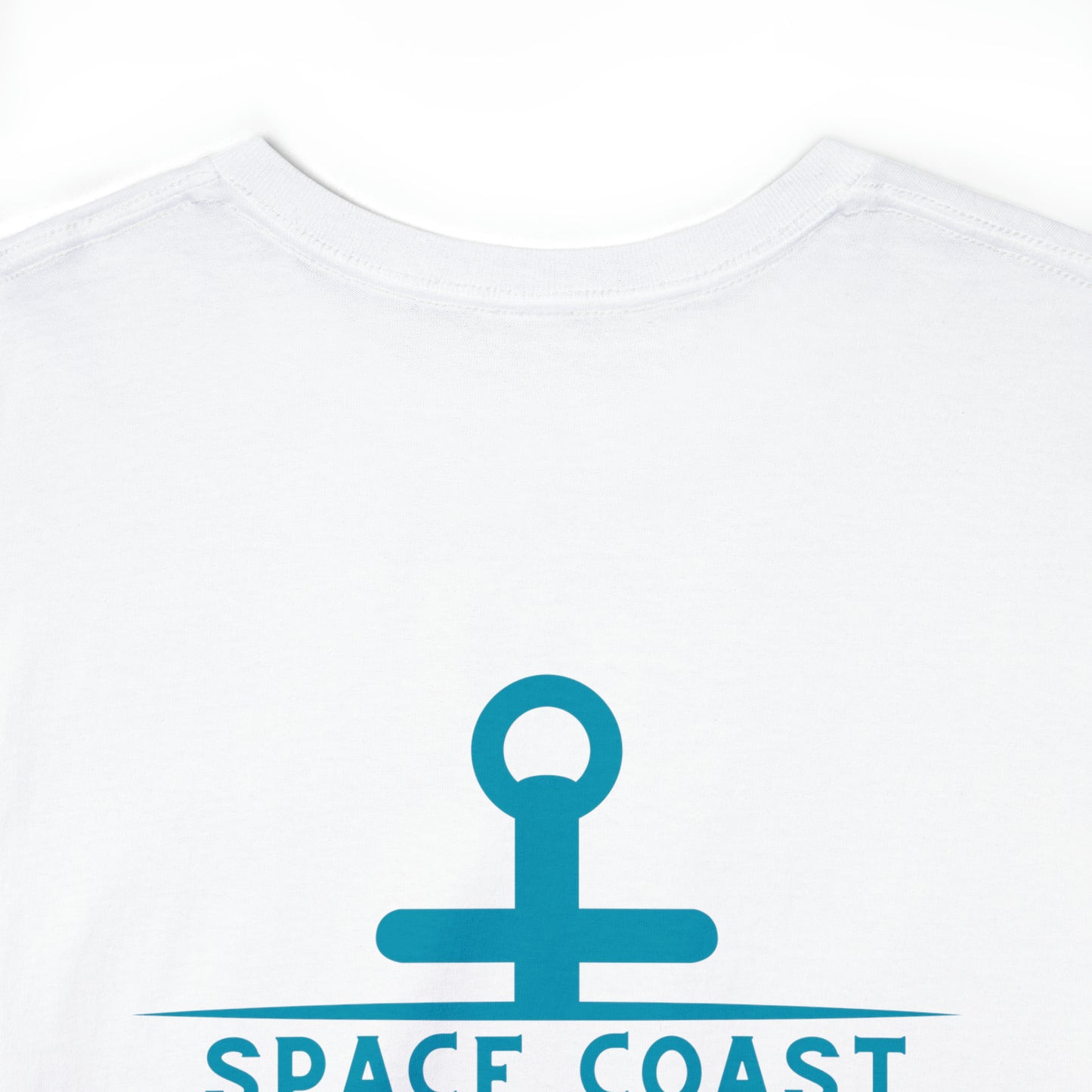 Space Coast Cocoa Beach Anchor Unisex Heavy Cotton Tee