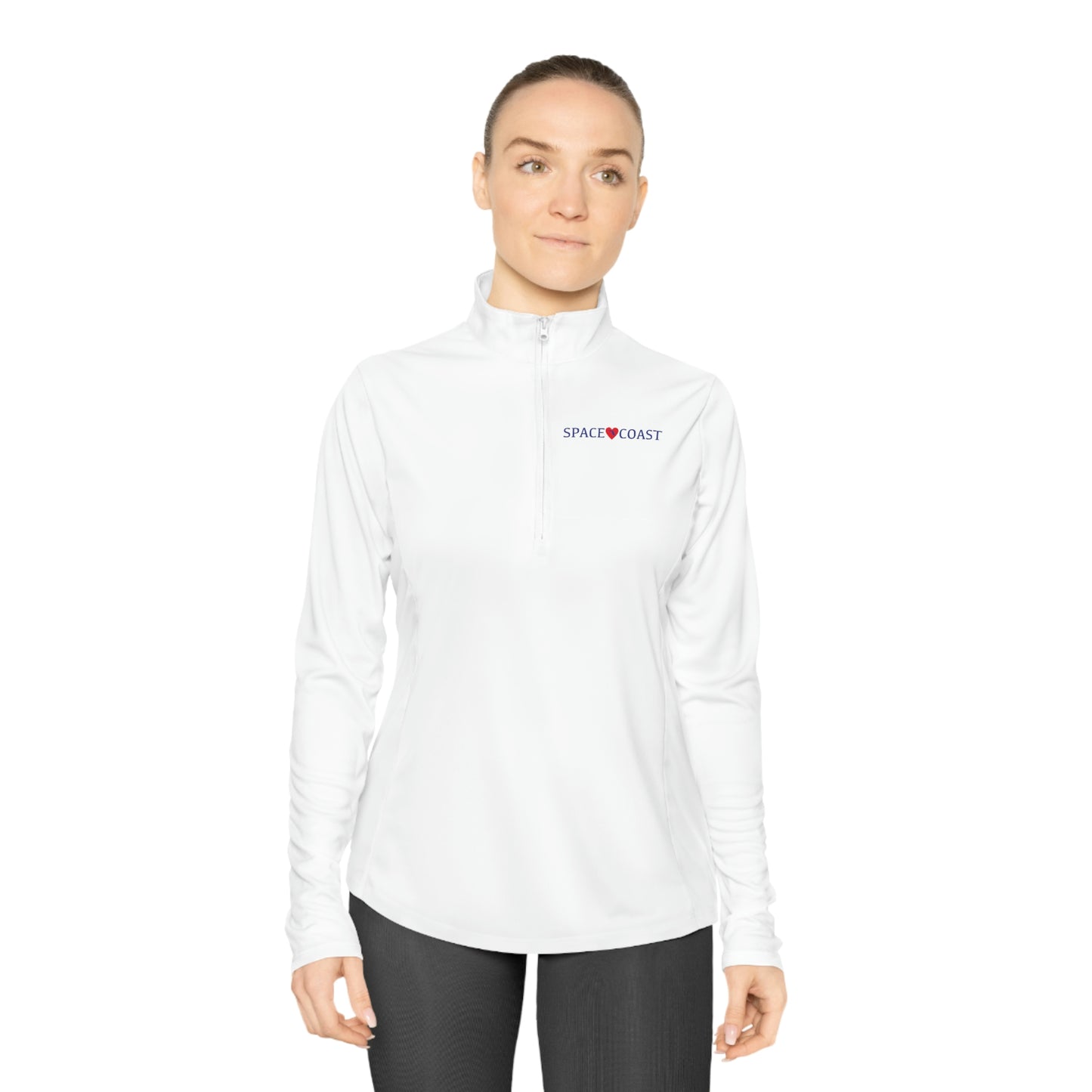 Space Coast Ladies Quarter-Zip Pullover