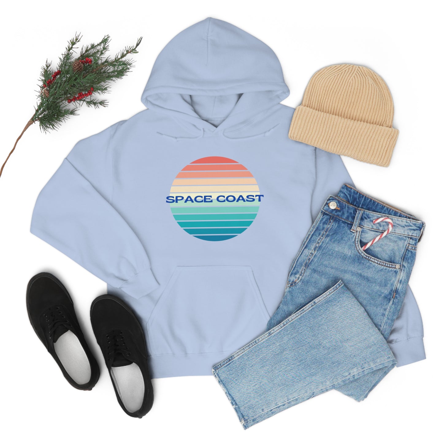 Space Coast Retro Unisex Heavy Blend™ Hooded Sweatshirt