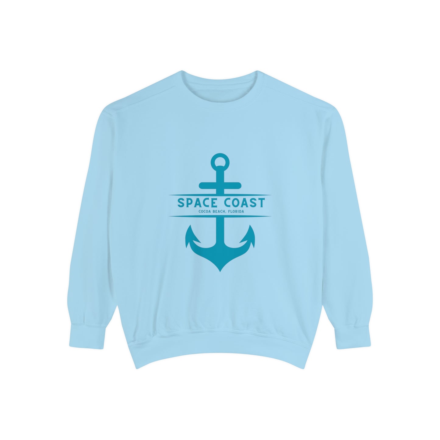 Cocoa Beach Anchor Unisex Garment-Dyed Sweatshirt