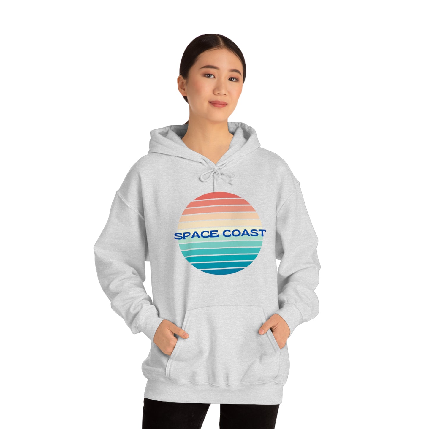 Space Coast Retro Unisex Heavy Blend™ Hooded Sweatshirt