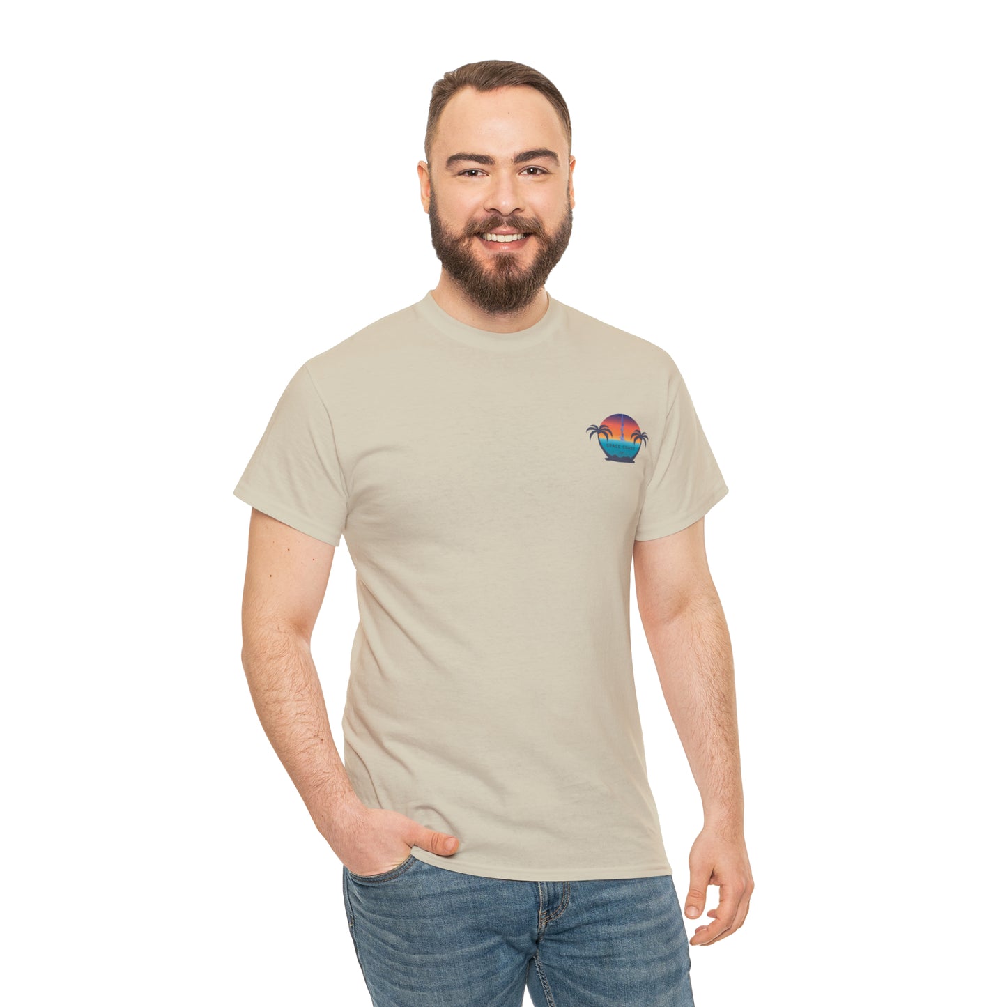 Space Coast Con Trail Unisex Heavy Cotton Tee