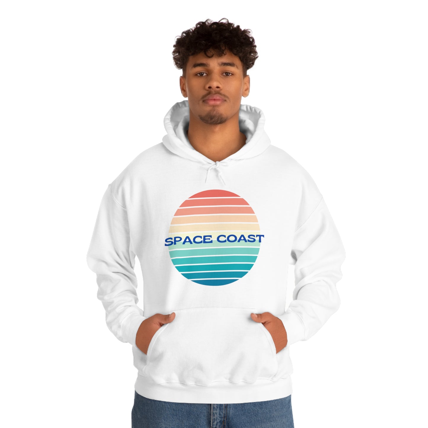 Space Coast Retro Unisex Heavy Blend™ Hooded Sweatshirt