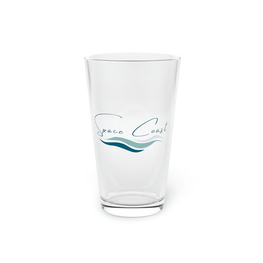 Space Coast Logo Pint Glass, 16oz