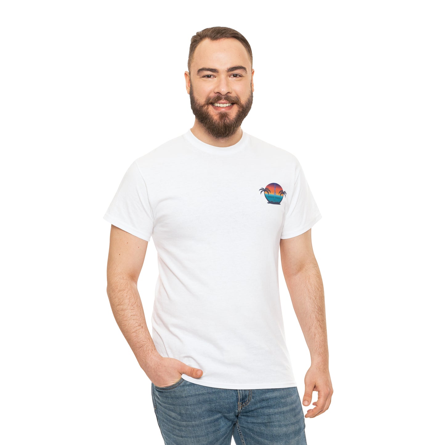 Space Coast Con Trail Unisex Heavy Cotton Tee