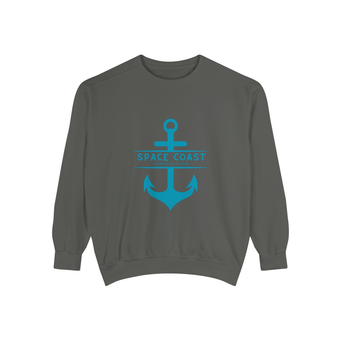 Cocoa Beach Anchor Unisex Garment-Dyed Sweatshirt