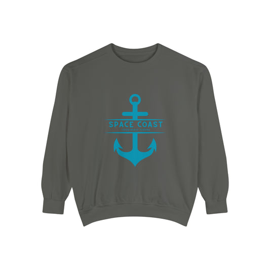 Cocoa Beach Anchor Unisex Garment-Dyed Sweatshirt