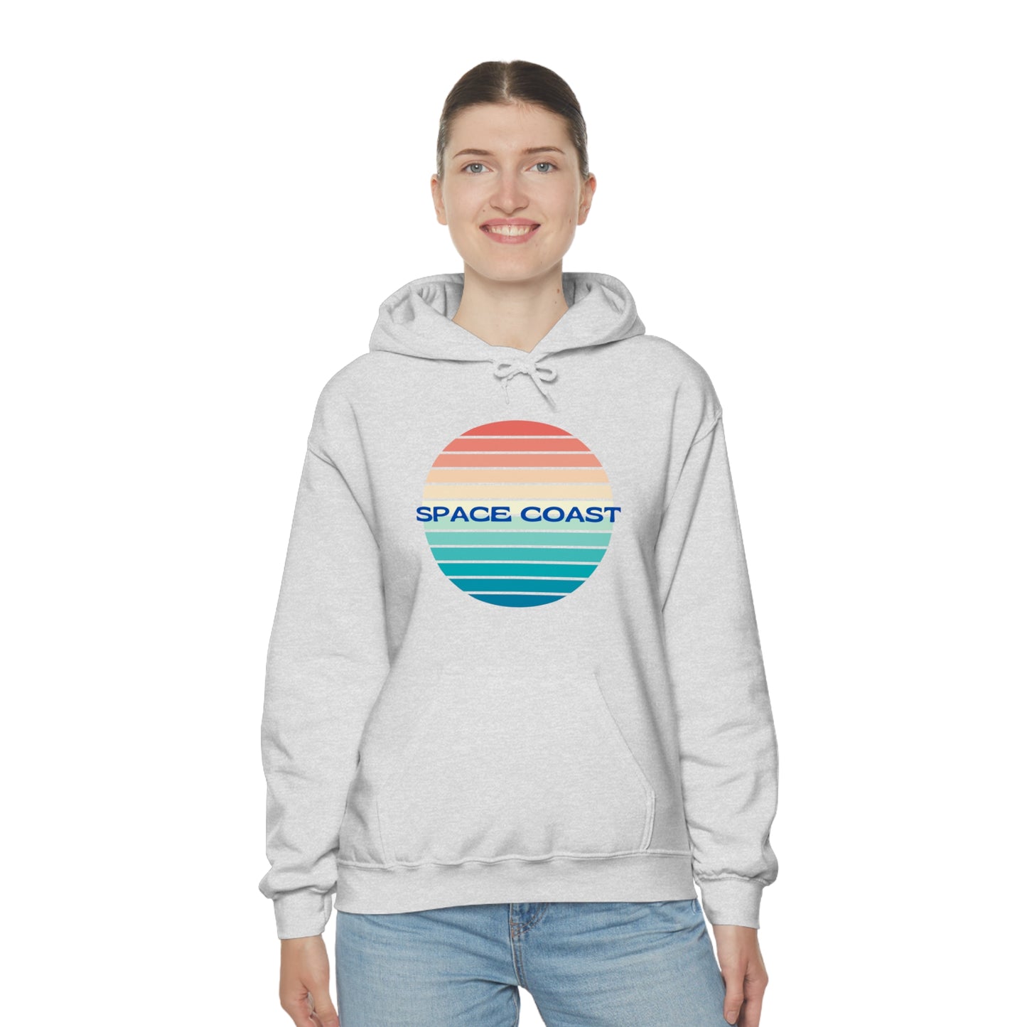 Space Coast Retro Unisex Heavy Blend™ Hooded Sweatshirt