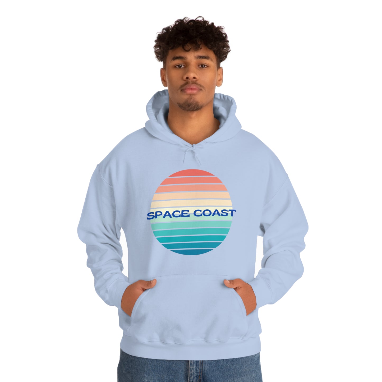 Space Coast Retro Unisex Heavy Blend™ Hooded Sweatshirt