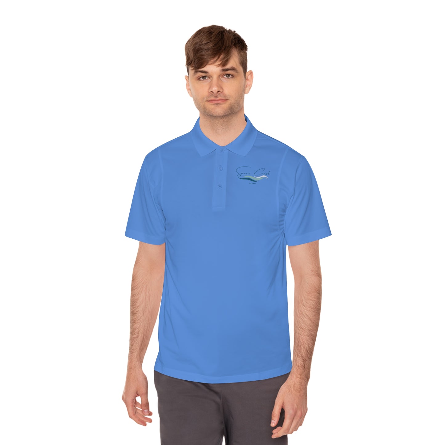 Space Coast Brands Men's Sport Polo Shirt