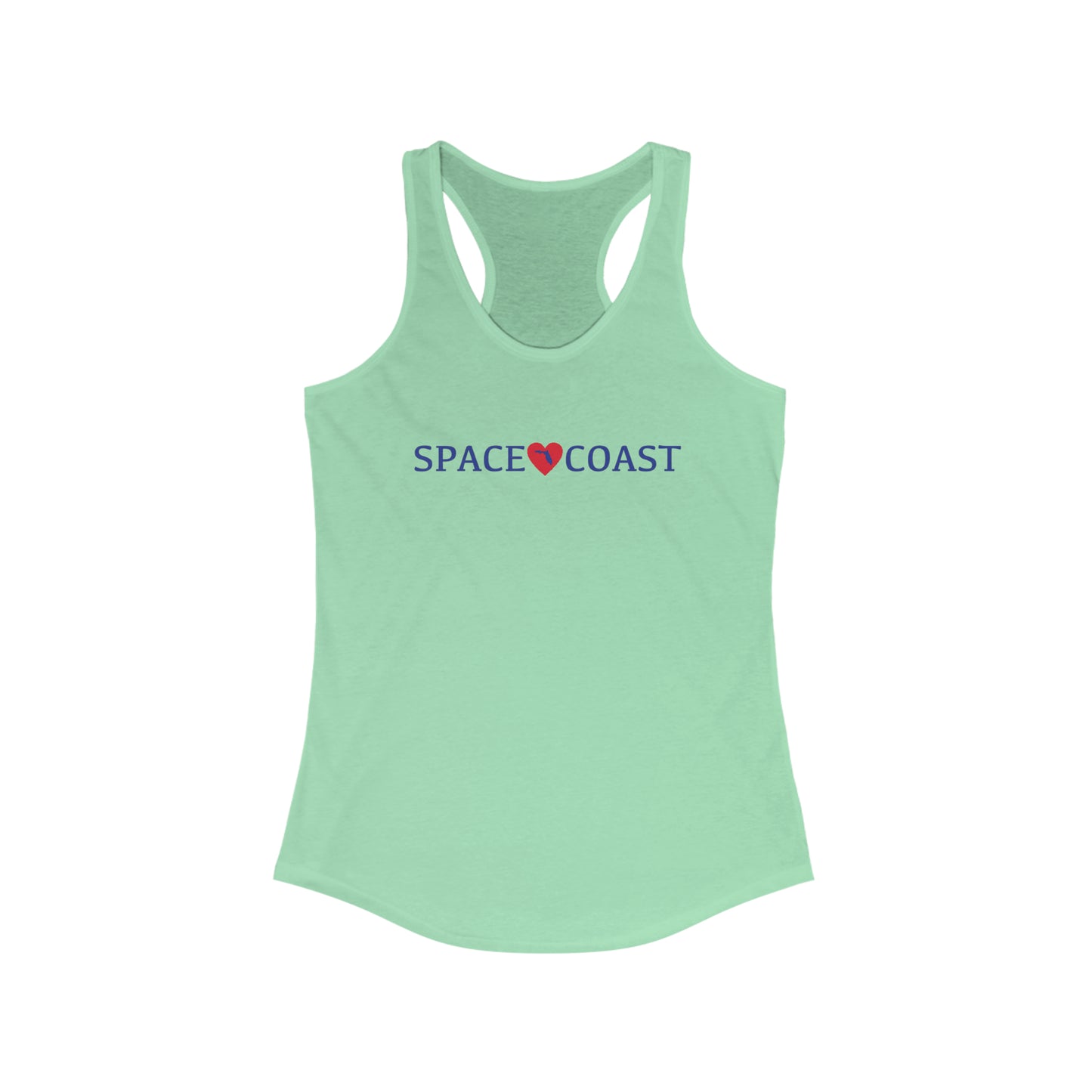 Space Coast Love Women's Ideal Racerback Tank