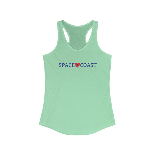 Space Coast Love Women's Ideal Racerback Tank