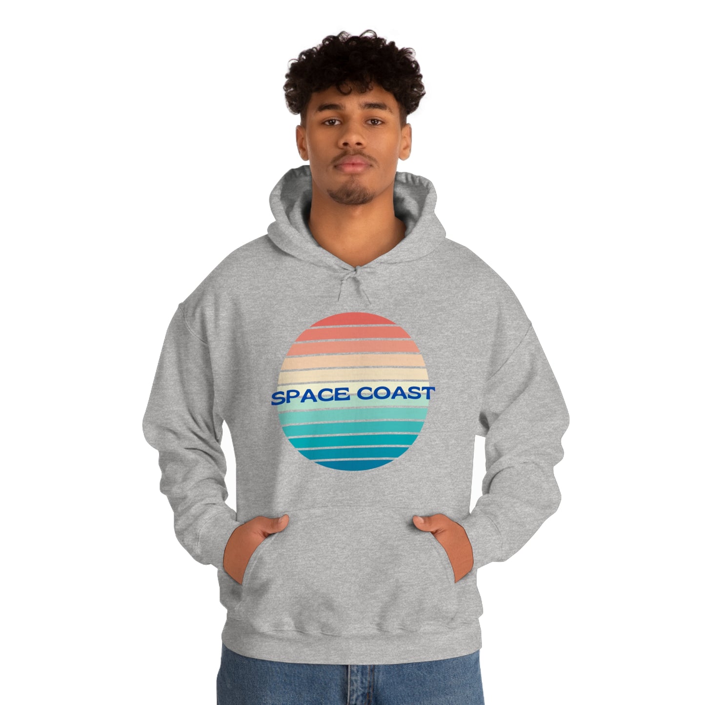 Space Coast Retro Unisex Heavy Blend™ Hooded Sweatshirt