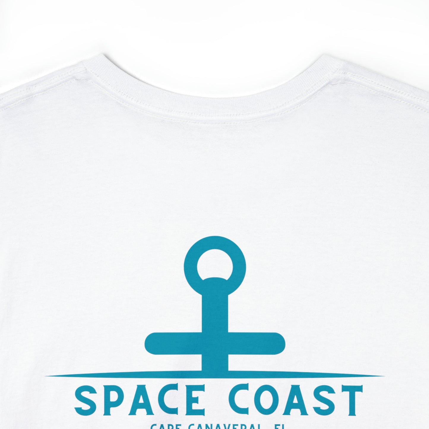 Space Coast Cape Canaveral Anchor Unisex Heavy Cotton Tee