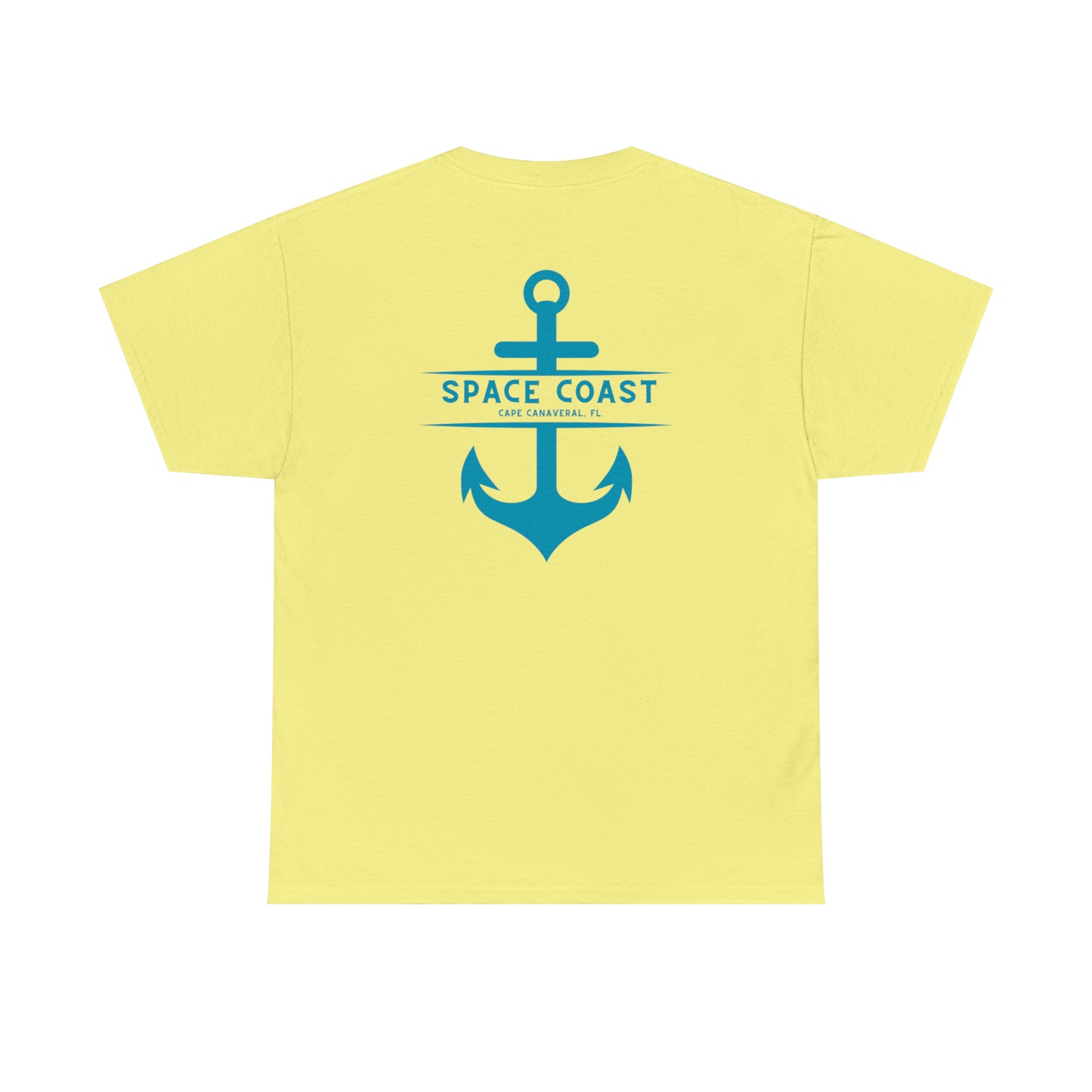 Space Coast Cape Canaveral Anchor Unisex Heavy Cotton Tee