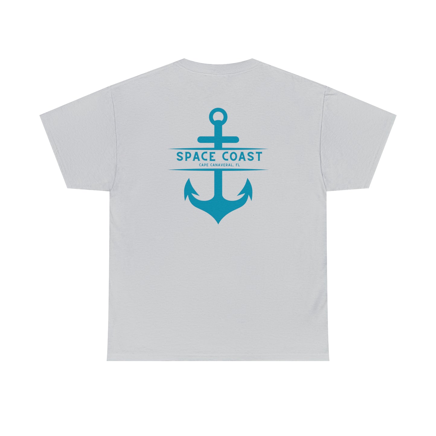 Space Coast Cape Canaveral Anchor Unisex Heavy Cotton Tee