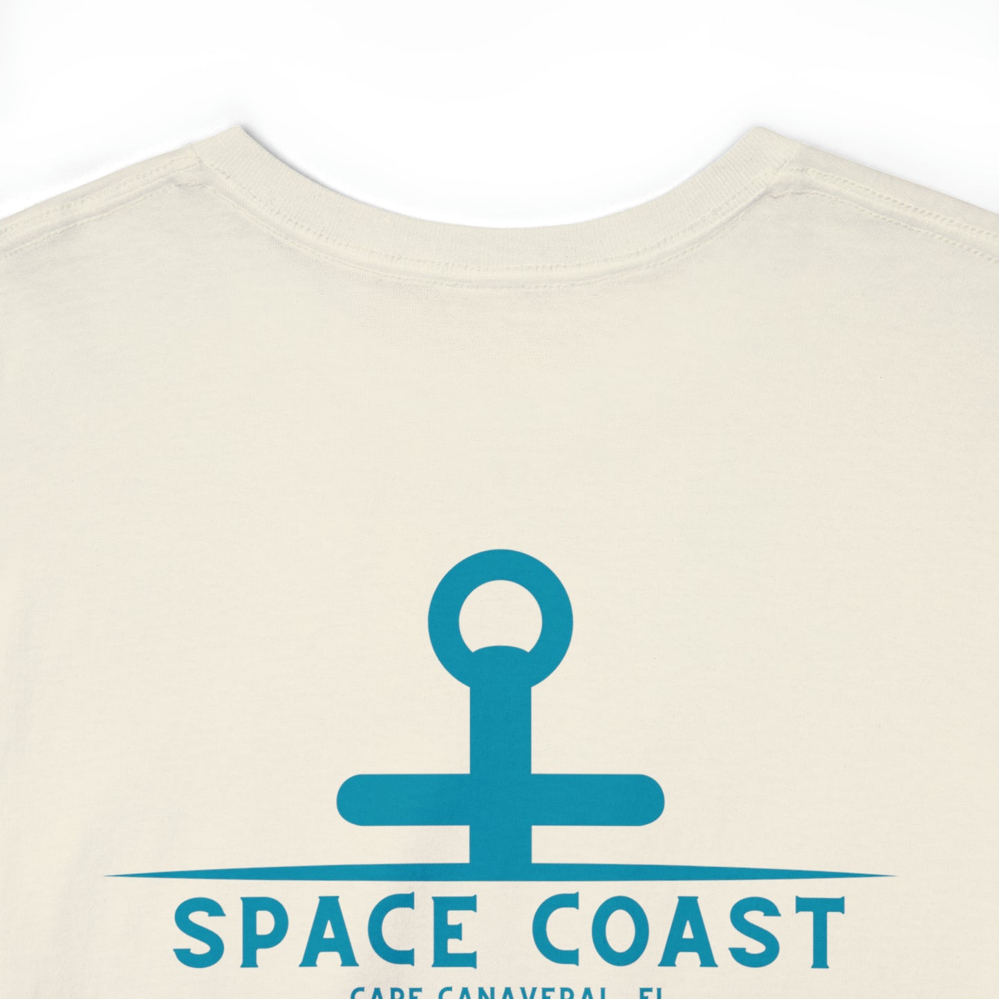 Space Coast Cape Canaveral Anchor Unisex Heavy Cotton Tee