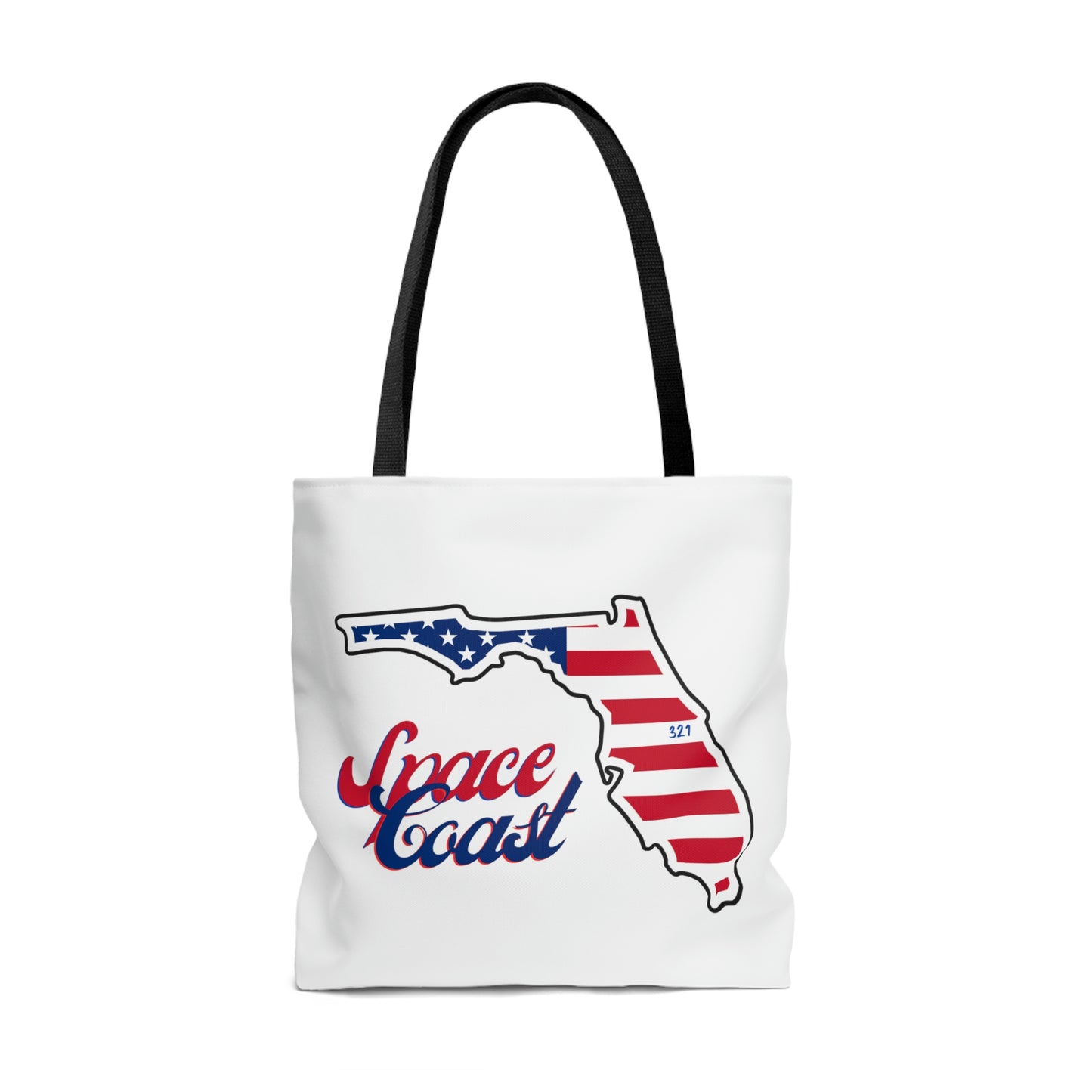 Space Coast AOP Tote Bag