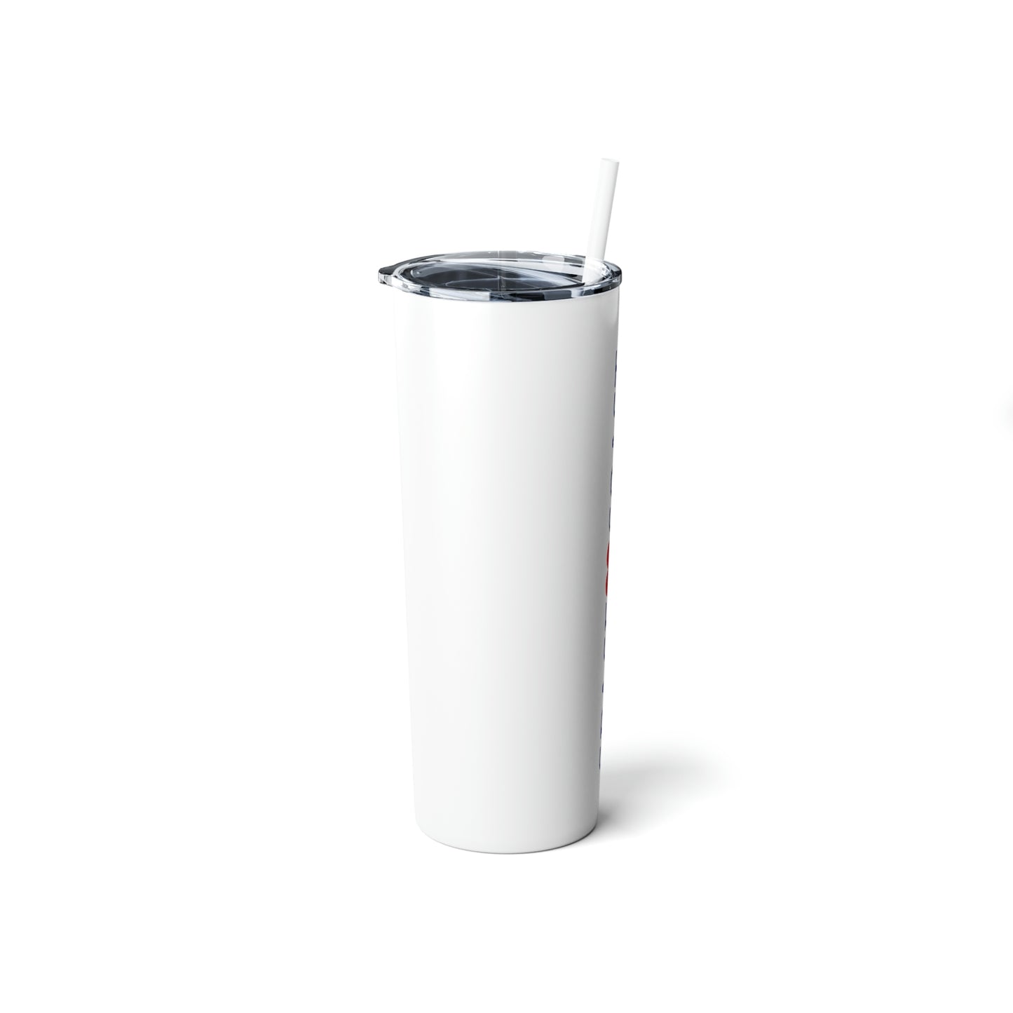 Space Coast Skinny Steel Tumbler with Straw, 20oz