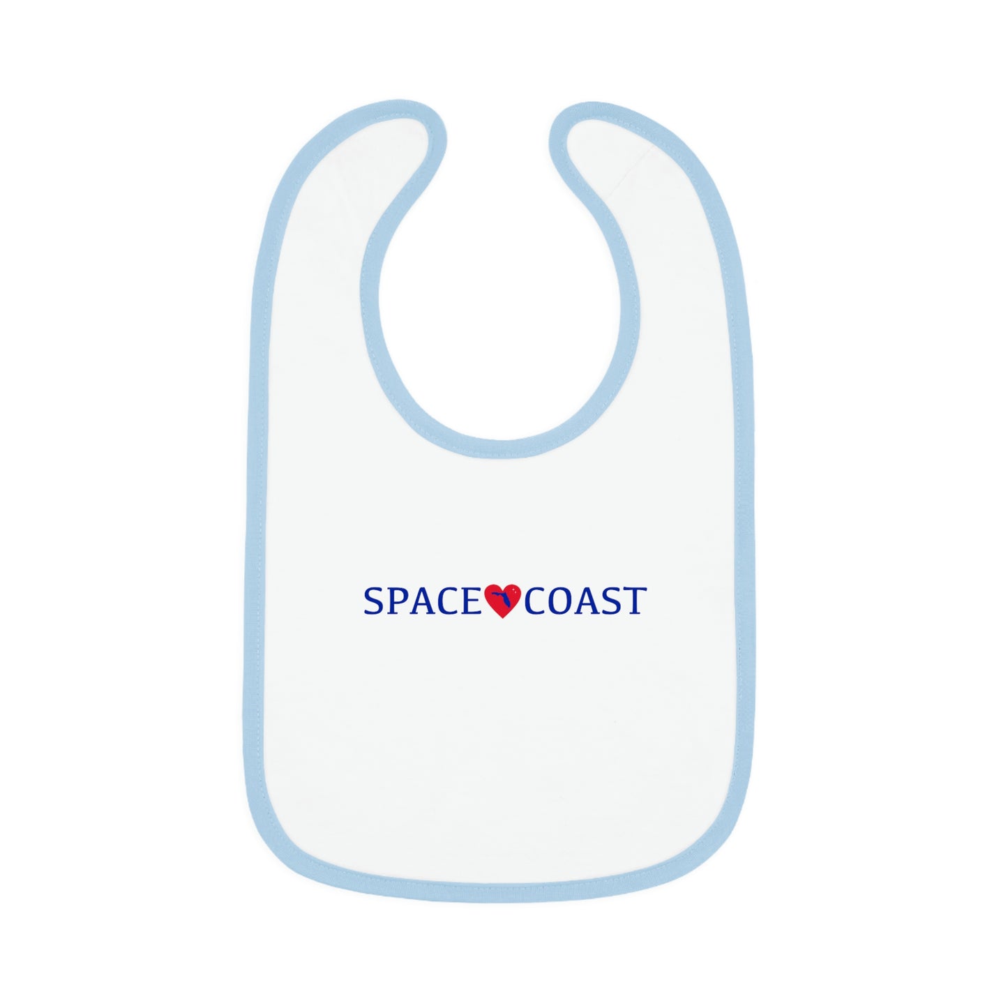 Baby Contrast Trim Jersey Bib