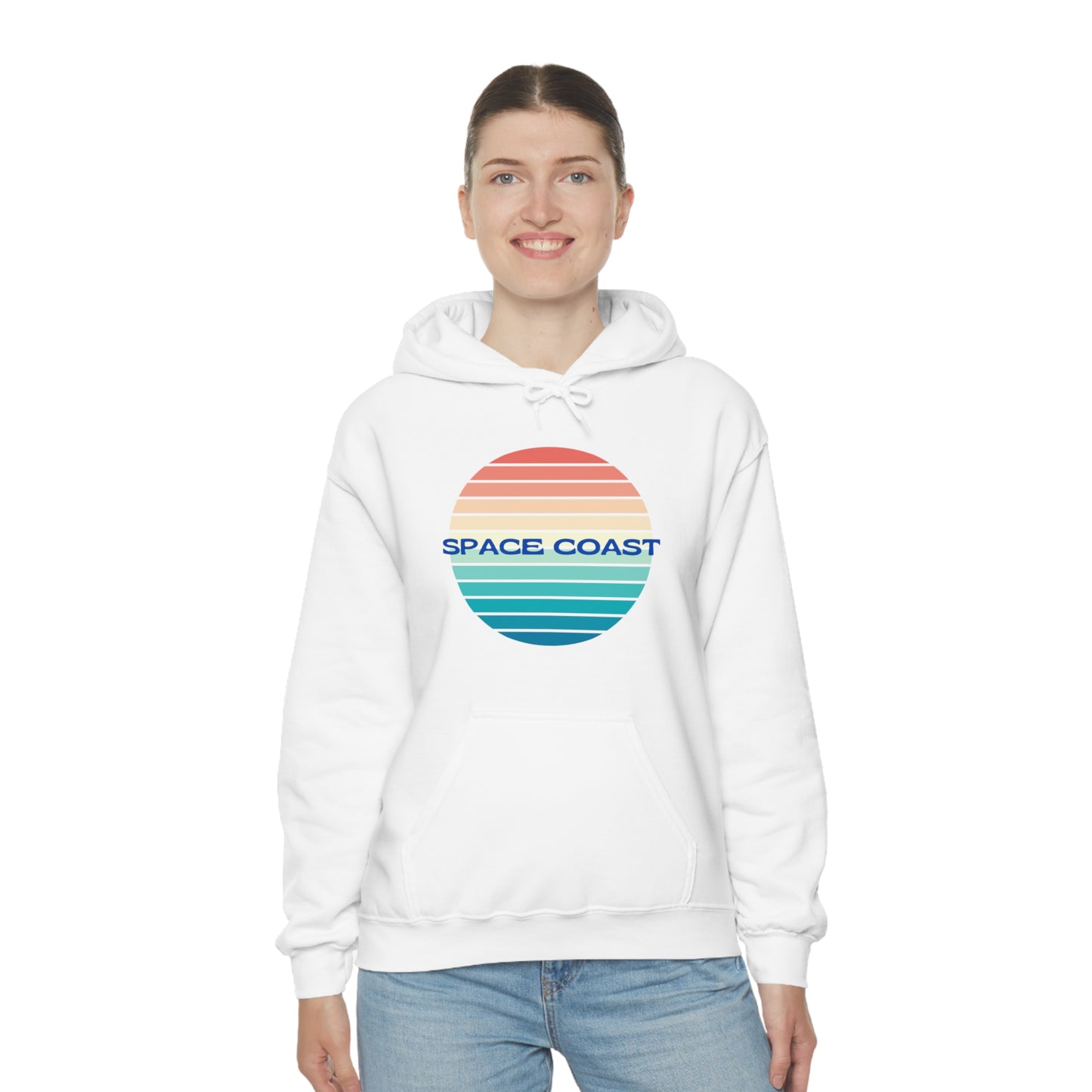 Space Coast Retro Unisex Heavy Blend™ Hooded Sweatshirt