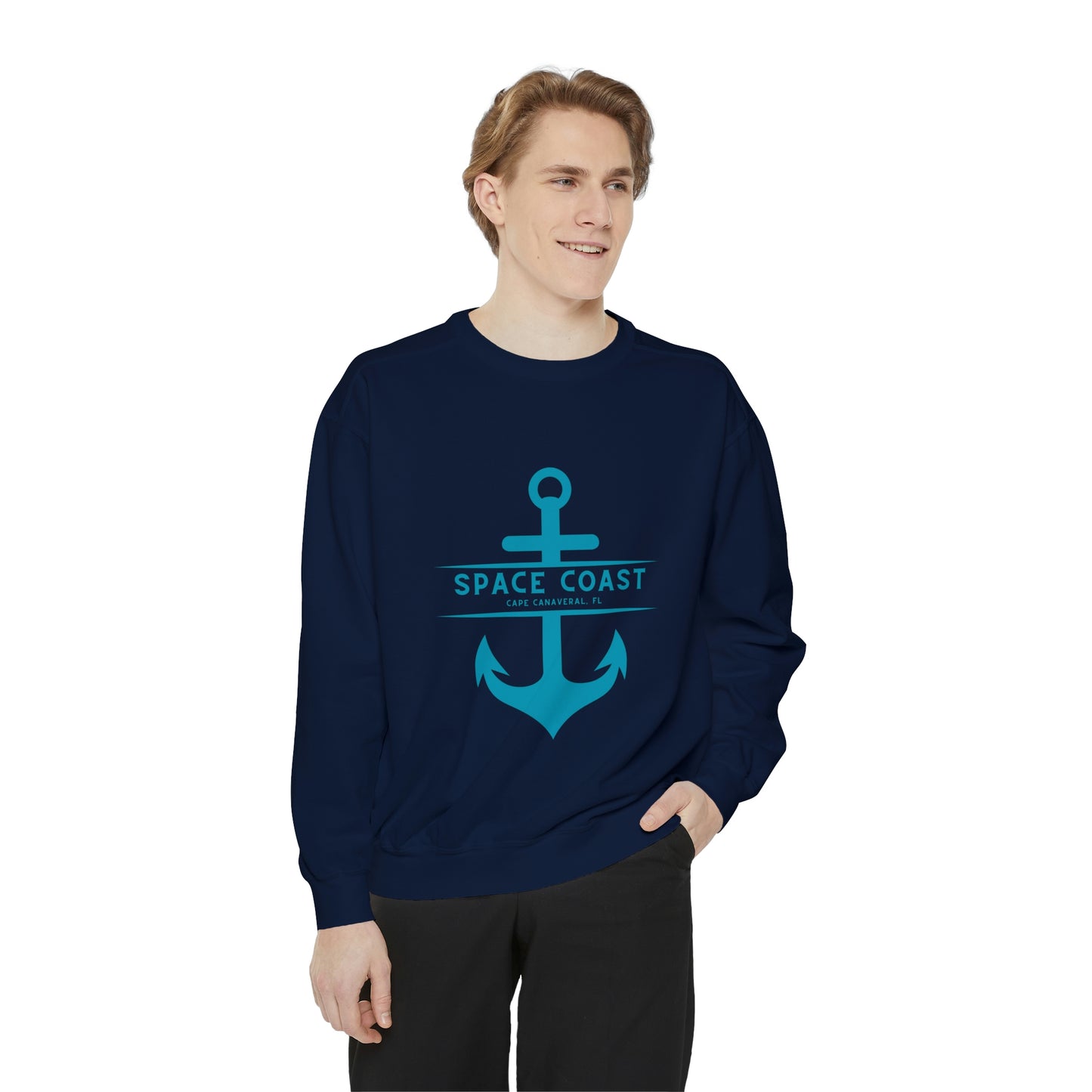 Cape Canaveral Anchor Unisex Garment-Dyed Sweatshirt