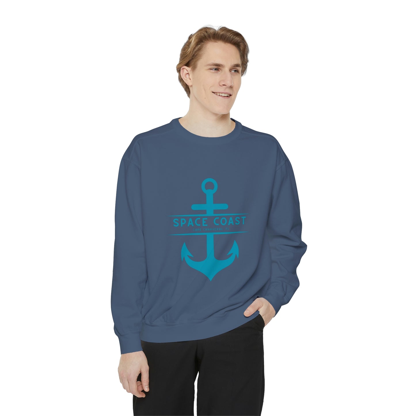 Cape Canaveral Anchor Unisex Garment-Dyed Sweatshirt