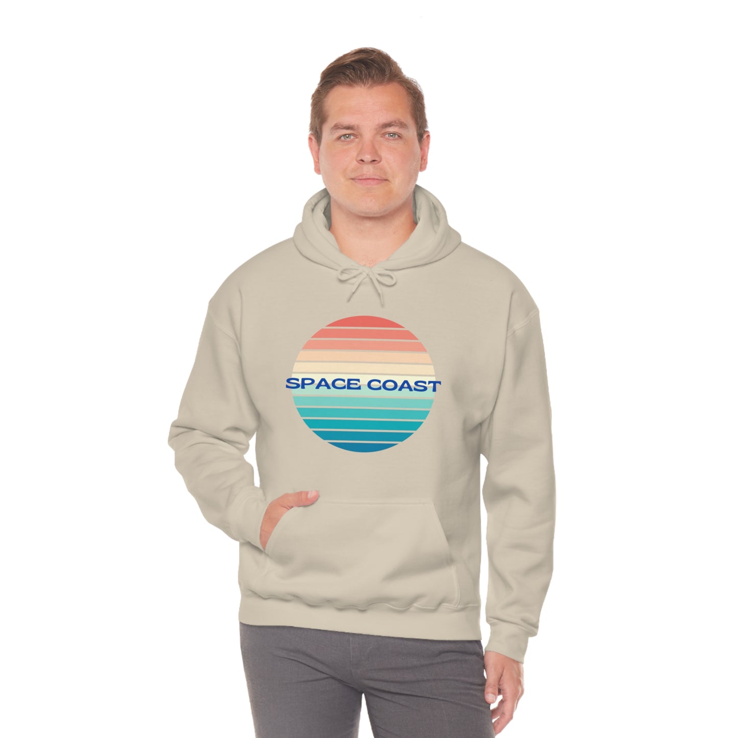 Space Coast Retro Unisex Heavy Blend™ Hooded Sweatshirt