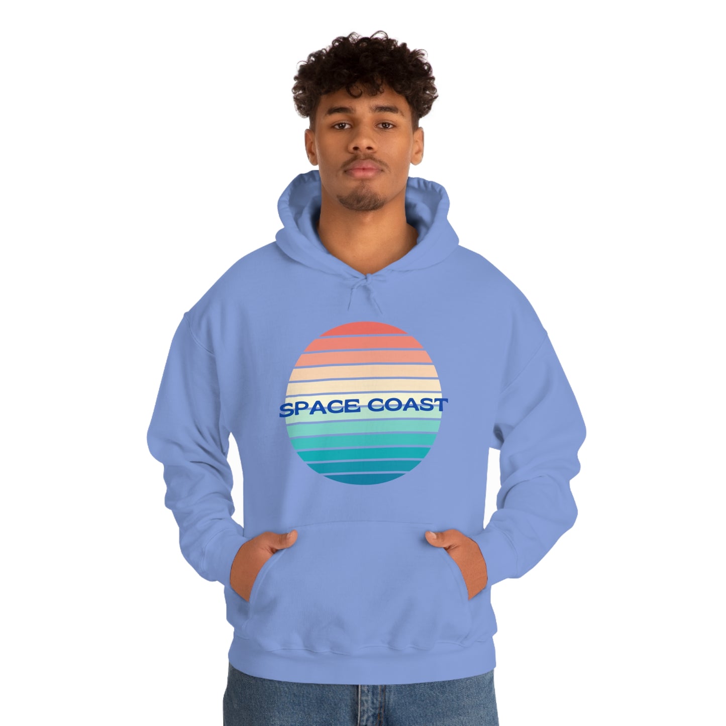 Space Coast Retro Unisex Heavy Blend™ Hooded Sweatshirt