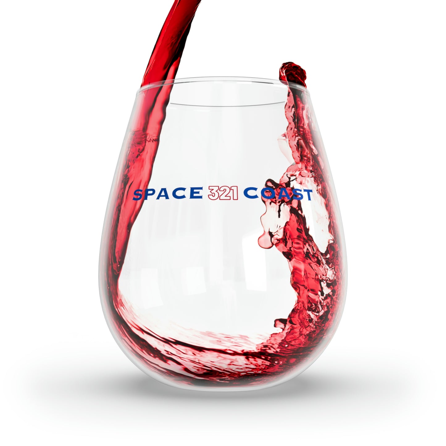 Space Coast 321 Stemless Wine Glass, 11.75oz