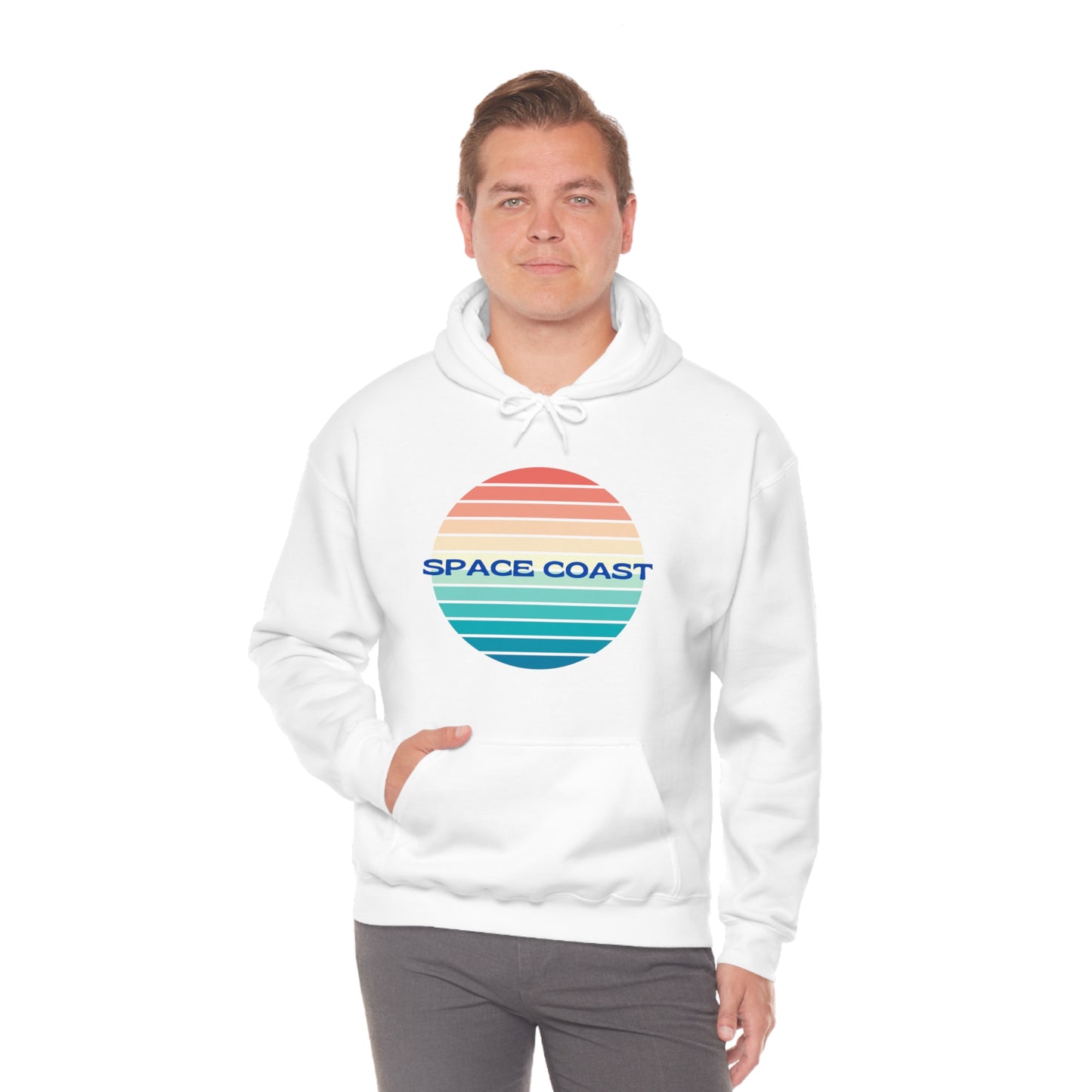 Space Coast Retro Unisex Heavy Blend™ Hooded Sweatshirt